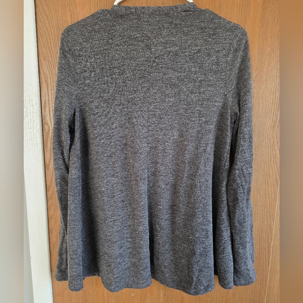 Old Navy Charcoal Open Front Cardigan - Picture 3 of 3